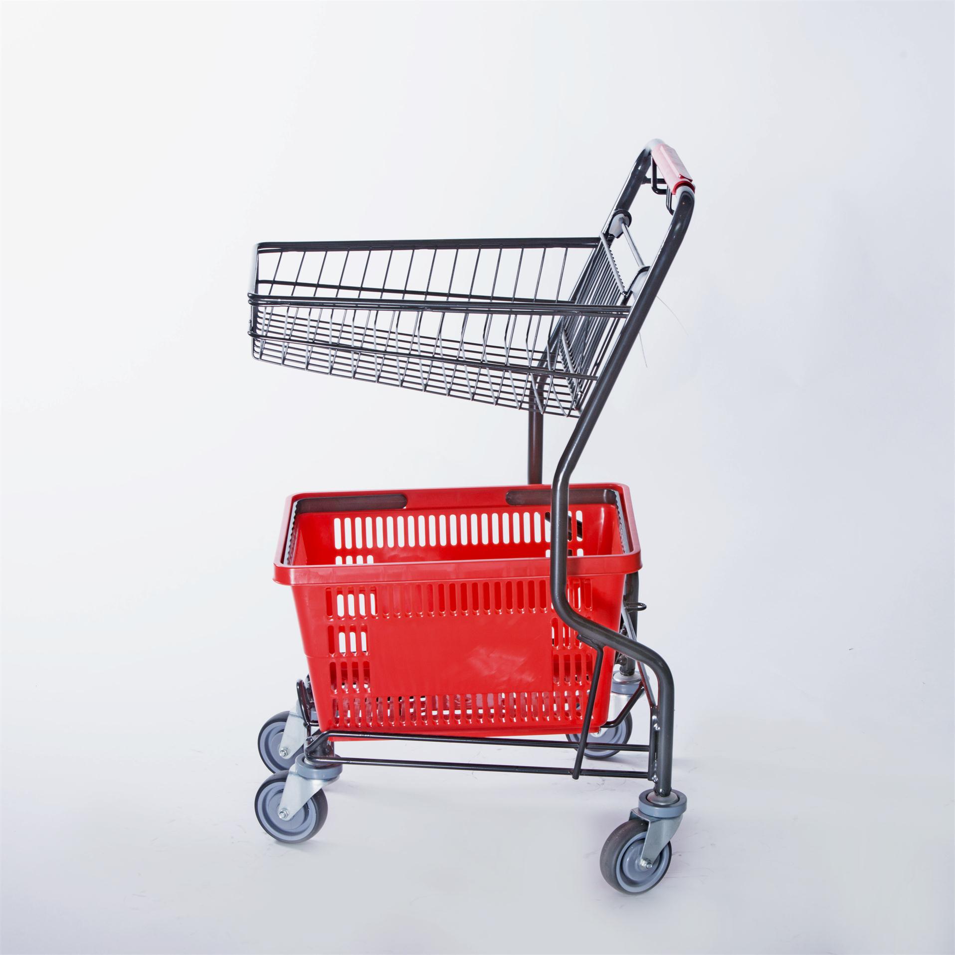 Small Basket Trolley (YRDJ4) Buy basket trolley with wheels, double
